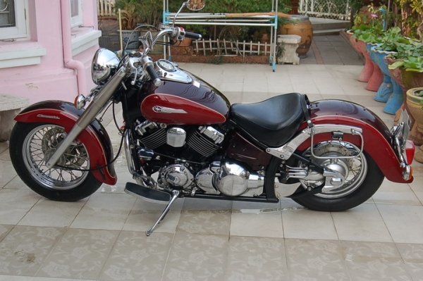 <<ขายแล้วคับ>> DRAGSTAR CLASSIC 400 ทะเบียนแท้กรุงเทพ โอนขนส่ง สีเดิมสภาพสวยๆๆพร้อมของแต่ง ราคาเบาๆช้าอดนะครับ