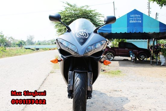 แม็กสิงห์บุรี//YAMAHA R1 ปี 2007 สภาพสวยมาก สีเดิม ท่อแต่ง รถพร้อมใช้ อินวอย 285000 ด่วน