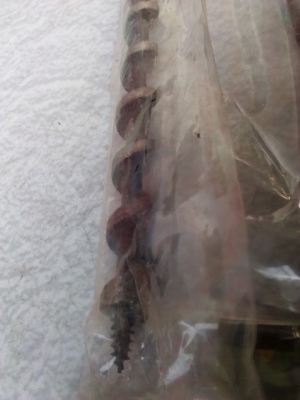 ดอกส่วานเจาะไม้ขนาด3หุน ยาวเกลี่ยวเจาะ 7 นิ้ว ยาวทั้งหมด12 นิ้วของใหม่อย่างถูกๆมีจำนวนจำกัด