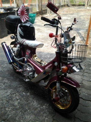 ขายชาลีสภาพสวยแต่งทั้งคันเครื่องเวฟ 110 โทร082 216 9945