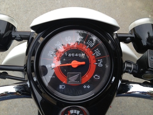 ขายscoopy-iสีขาวดำ ปี2554