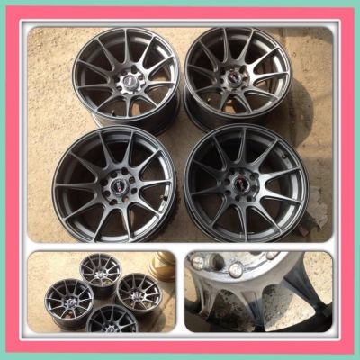 ขายแม็กมือ2 XXR 527 ขอบ15 กว้าง8.25 ออฟ 0 4รู100/114 ราคา9,500 บาทถูก