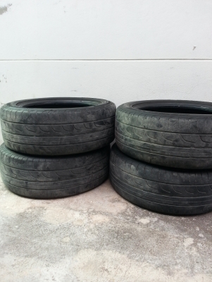 bs re001 195/55/15 สภาพพอใช้