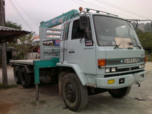 รถอิซูซุ 10 ล้อ ติดเครน  FVZ  เปลื่ยนเครื่อง 210 แรงม้า  สนใจติดต่อ 081 - 6079515