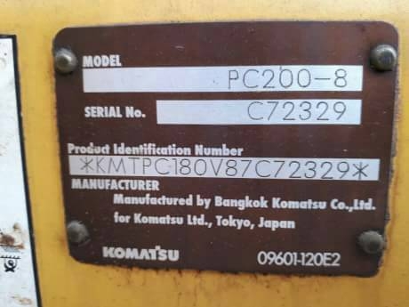 ขาย.แม็คโค  KOMAT`SU 200-8 ปี58 สภาพเต็มรถสวยเดิมๆใช้งานน้อย รถห้าง มือเดียวป้ายแดง ทะเบียนพร้อมโอน