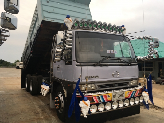 ขายด่วนสิบล้อดั้มสองเพลาFM1Jสมอเงินปี45 กะบะสามมิตร สภาพสวยพร้อมใช้งาน