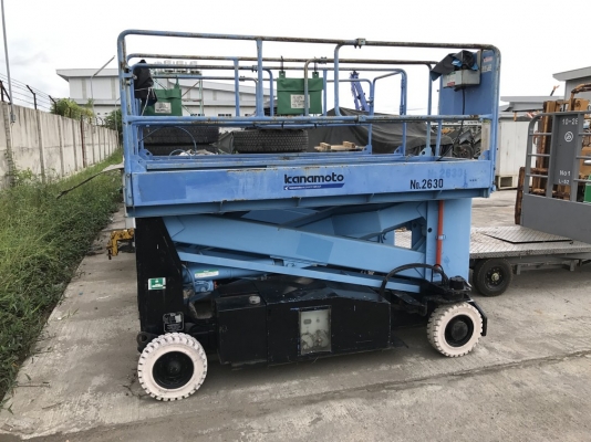 ลิฟต์กระเช้า S-Mac รุ่น KKH60-2 สูง 6 เมตร แบตเตอรี่ นำเข้าจากญี่ปุ่น ราคาถูกมาก ๆ ครับ