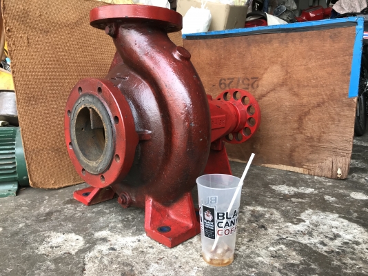 ขายหัวปั้มน้ำหอยโข่ง Ajax (KSB) made in Australia ใบพัดทองเหลืองอย่างดี ขนาดเข้า 5นิ้ว ออก 4นิ้ว ถอดจากระบบดับเพลิงโรงงาน  สภาพสวยมาก หมุนนิ่ม พร้อมใช้งาน