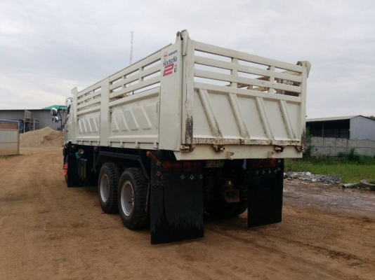 Hino 344 แรง ปลายปี 56 Hi-Speed แม่เดี่ยวดั้มพ์สามมิตร มีระบบดึง+ยกดั้มลูกพ่วงครบ ทะเบียนพร้อม