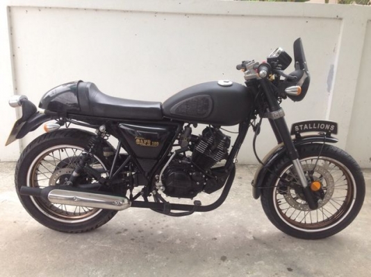 Stallions Centaur Cafe150cc สีดำ สวย เครื่องดีมาก Stallions Centaur Cafe150cc สีดำ สวย เครื่องดีมาก