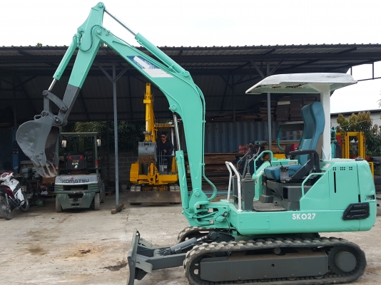 รถแบคโฮ KOBELCO SK027 รถเก่านอกนำเข้า ยังไม่เคยใช้งานในไทย เครื่องดี ปั๊มดี เร็วแรง ชั่วโมงการทำงานน้อย มีระบบเต่า-กระต่าย สภาพพร้อมใช้งาน มีเอกสารใบอินวอยซ์ มี VDO การทำงานให้ชม