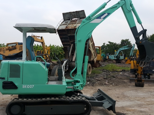 รถแบคโฮ KOBELCO SK027 รถเก่านอกนำเข้า ยังไม่เคยใช้งานในไทย เครื่องดี ปั๊มดี เร็วแรง ชั่วโมงการทำงานน้อย มีระบบเต่า-กระต่าย สภาพพร้อมใช้งาน มีเอกสารใบอินวอยซ์ มี VDO การทำงานให้ชม