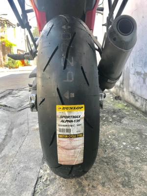 จัดหนักโปรฯ ราคาพิเศษสุด ถูกมากๆ  ยางใหม่ มือ1 Dunlop alpha 13