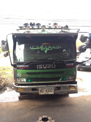 ขาย 575,000 บาท ISUZU DECA 195 แรง ดั้ม 5 คิว ยาว3.6 เมตร กว้าง 2.1 เมตร  เครื่อง 6HE1-195 แรง ดี หัวบาง ยาง 8.25-16 ดี ยางดี คัสชีสวย เอกสารเล่มทะเบียน   รถอยู่ จ.ขอนแก่น โทร&amp;ไอดีไลน์ 0610710295