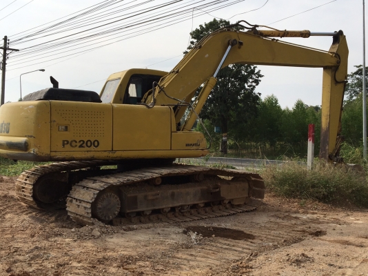 ขายรถแบคโฮ KOMATSU PC200-6 เอกสารทะเบียน