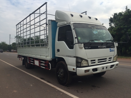 Isuzu Npr 130แรงเทอโบ ห้างแท้ปี49 เพาเวอร พร้อมคอกอย่างงาม เล่มพร้อม
