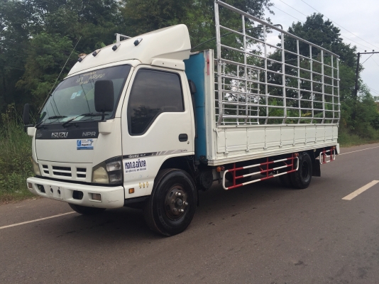 Isuzu Npr 130แรงเทอโบ ห้างแท้ปี49 เพาเวอร พร้อมคอกอย่างงาม เล่มพร้อม