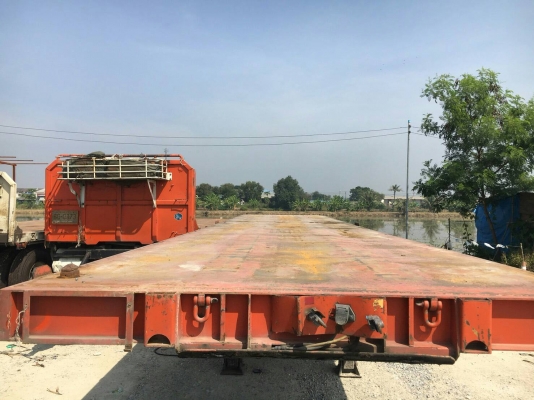 ขายเทรเลอร์พื้นเรียบ 40 ฟุต 3 เพลา ( พื้นเหล็ก )