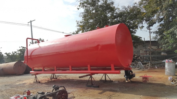 ถังเหล็กหนา 6 มิล 25000 ลิตร สีแสบตา ถังเหล็กหนา 6 มิล 25000 ลิตร สีแสบตา