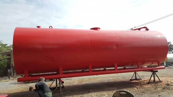 ถังเหล็กหนา 6 มิล 25000 ลิตร สีแสบตา ถังเหล็กหนา 6 มิล 25000 ลิตร สีแสบตา