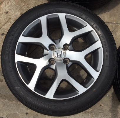 ล้อแม็ก Honda City ขอบ16 พร้อมยาง 185-55-16 ปลายปี 14