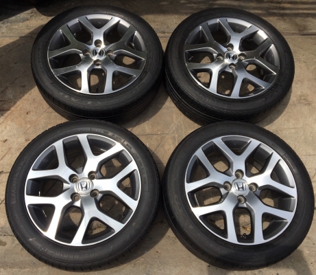 ล้อแม็ก Honda City ขอบ16 พร้อมยาง 185-55-16 ปลายปี 14