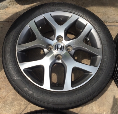 ล้อแม็ก Honda City ขอบ16 พร้อมยาง 185-55-16 ปลายปี 14