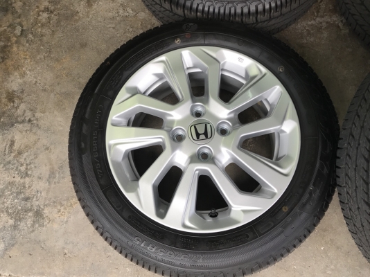ล้อแม็กใหม่ยกห้าง Honda New JAZZ 2017 ขอบ 15 พร้อมยางป้ายแดง GoodYear 175-65-15 ปี 17