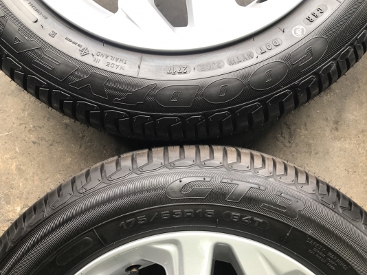 ล้อแม็กใหม่ยกห้าง Honda New JAZZ 2017 ขอบ 15 พร้อมยางป้ายแดง GoodYear 175-65-15 ปี 17