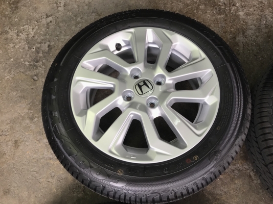 ล้อแม็กใหม่ยกห้าง Honda New JAZZ 2017 ขอบ 15 พร้อมยางป้ายแดง GoodYear 175-65-15 ปี 17