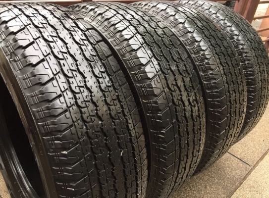 ยาง Bridgestone 245 70 16 กลางปี17 ดอกเต็ม ใช้ยาว ราคาไม่แพง