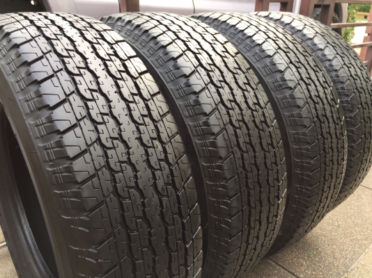 ยาง Bridgestone 245 70 16 กลางปี17 ดอกเต็ม ใช้ยาว ราคาไม่แพง