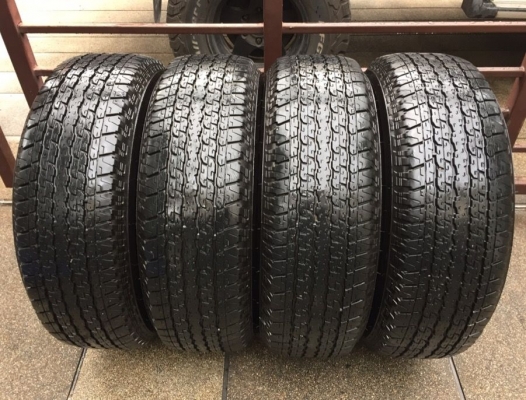 ยาง Bridgestone 245 70 16 กลางปี17 ดอกเต็ม ใช้ยาว ราคาไม่แพง