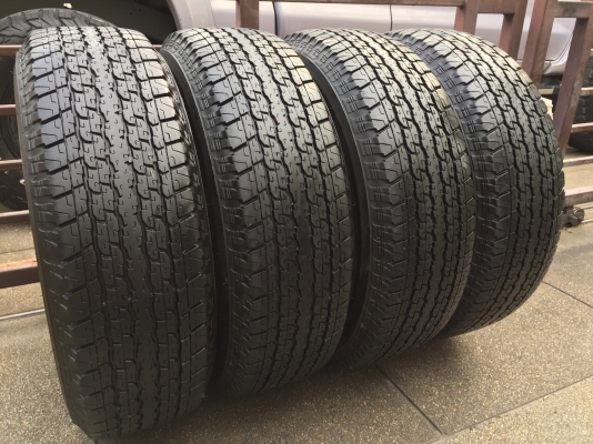 ยาง Bridgestone 245 70 16 กลางปี17 ดอกเต็ม ใช้ยาว ราคาไม่แพง
