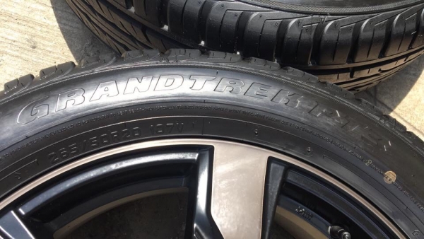 แม็กป้ายแดง All New Fortuner TRD ขอบ 20 พร้อมยางป้ายแดง Dunlop 265-50-20 ปี 17