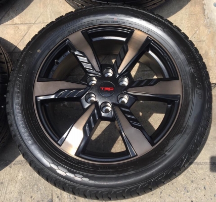 แม็กป้ายแดง All New Fortuner TRD ขอบ 20 พร้อมยางป้ายแดง Dunlop 265-50-20 ปี 17