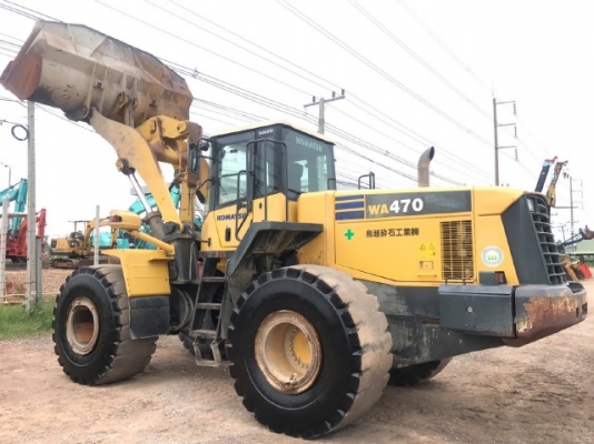 ขายรถตักล้อยาง KOMATSU WA470-5 รถนอกนำเข้าจากญี่ปุ่น สภาพสวยพร้อมใช้งาน มีVDOการทำงานครับ