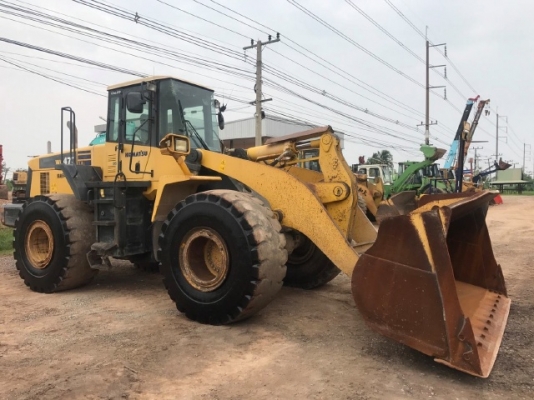 ขายรถตักล้อยาง KOMATSU WA470-5 รถนอกนำเข้าจากญี่ปุ่น สภาพสวยพร้อมใช้งาน มีVDOการทำงานครับ