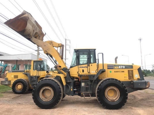 ขายรถตักล้อยาง KOMATSU WA470-5 รถนอกนำเข้าจากญี่ปุ่น สภาพสวยพร้อมใช้งาน มีVDOการทำงานครับ