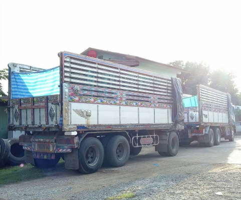 ขาย HINO 380 พ่วงแม่ลูก กระบะเนียมดั๊ม อู่ ซีทีทรัค รถปี 54