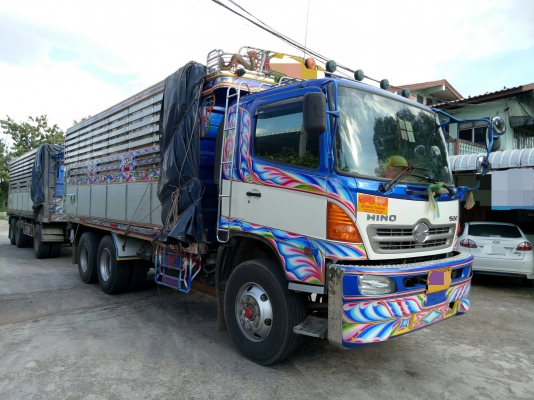 ขาย HINO 380 พ่วงแม่ลูก กระบะเนียมดั๊ม อู่ ซีทีทรัค รถปี 54