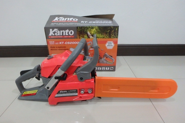 เลื่อยยนต์ แบบโซ่ ขนาด 11.5 นิ้ว 0.8 แรงม้า KANTO รุ่น KT-cs2000E ไม่ต้องมีใบอนุญาต ของใหม่