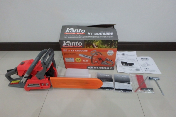 เลื่อยยนต์ แบบโซ่ ขนาด 11.5 นิ้ว 0.8 แรงม้า KANTO รุ่น KT-cs2000E ไม่ต้องมีใบอนุญาต ของใหม่