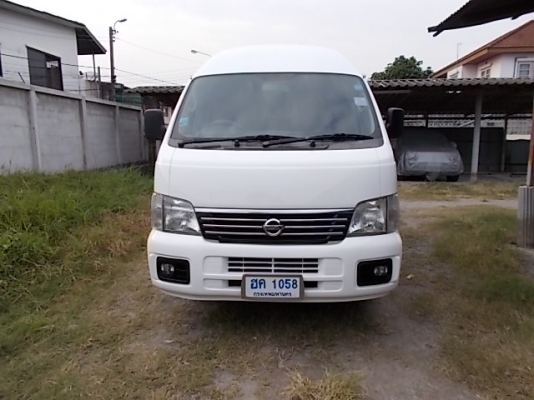 ืnissan urvan หลังคาสูง เครื่องดีเชล3.0zdi ปี2006 เบาะ3แถว รถมือแรก ตัวถังบาง ืnissan urvan หลังคาสูง เครื่องดีเชล3.0zdi ปี2006 เบาะ3แถว รถมือแรก ตัวถังบาง