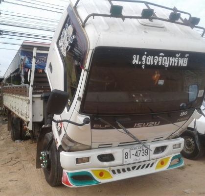 ขาย 535,000บ.หกล้อ อิซูชุ NQR150โบว์ ยูโร2 ปี49 ยาว5.50ม. แอร์ พ.วอร์ ช่วงล่างใหญ่ หน้า F หลัง F รถห