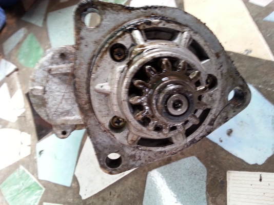 ไดร์สตาร์ท รถแม๊คโคเล็ก pc120รุ่นแรก