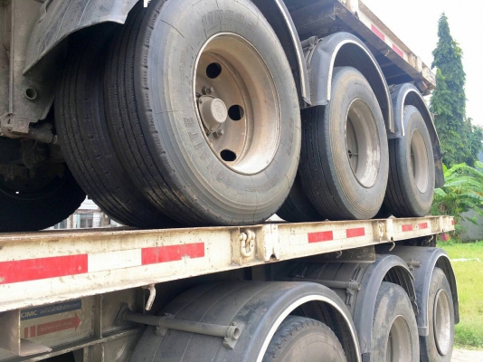 CIMCหางพื้น3เพลา