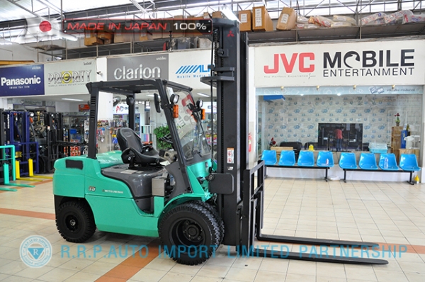 ขายรถโฟล์คลิฟท์มือสอง MITSUBISHI รุ่น FD35AT-50072 นำเข้าจากประเทศญี่ปุ่น 100\% ไม่เคยใช้งานในไทย ขายรถโฟล์คลิฟท์มือสอง MITSUBISHI รุ่น FD35AT-50072 นำเข้าจากประเทศญี่ปุ่น 100\% ไม่เคยใช้งานในไทย