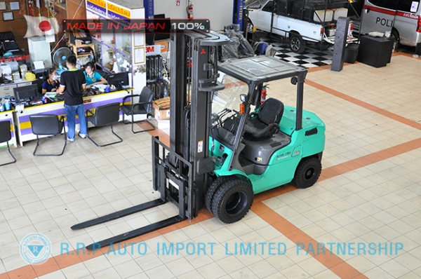 ขายรถโฟล์คลิฟท์มือสอง MITSUBISHI รุ่น FD35AT-50072 นำเข้าจากประเทศญี่ปุ่น 100\% ไม่เคยใช้งานในไทย ขายรถโฟล์คลิฟท์มือสอง MITSUBISHI รุ่น FD35AT-50072 นำเข้าจากประเทศญี่ปุ่น 100\% ไม่เคยใช้งานในไทย