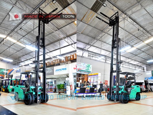 ขายรถโฟล์คลิฟท์มือสอง MITSUBISHI รุ่น FD35AT-50072 นำเข้าจากประเทศญี่ปุ่น 100\% ไม่เคยใช้งานในไทย ขายรถโฟล์คลิฟท์มือสอง MITSUBISHI รุ่น FD35AT-50072 นำเข้าจากประเทศญี่ปุ่น 100\% ไม่เคยใช้งานในไทย